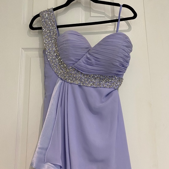 Size 0 Lavender Prom Dress - Picture 1 of 4